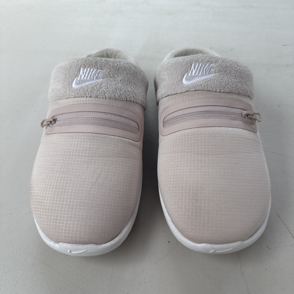 Nike Women's Burrow Casual Slippers Barely Rose Pink White Size 8